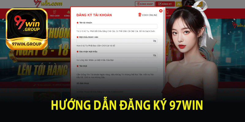 Đăng Ký 97Win - Bắt Đầu Trải Nghiệm Cá Cược Tại 97Win - rilohe